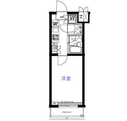 東京都新宿区戸山１丁目 賃貸マンション 1K