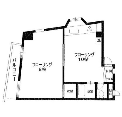 東京都新宿区西落合1丁目 賃貸マンション 1LDK