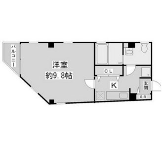 東京都中央区新川１丁目 賃貸マンション 1K