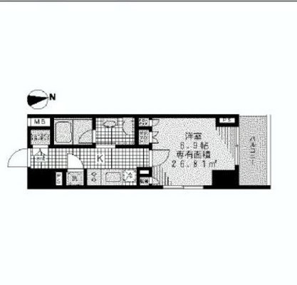 東西線賃貸マンション・1K