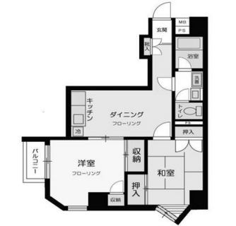 東京都江東区永代１丁目 賃貸マンション 2LDK
